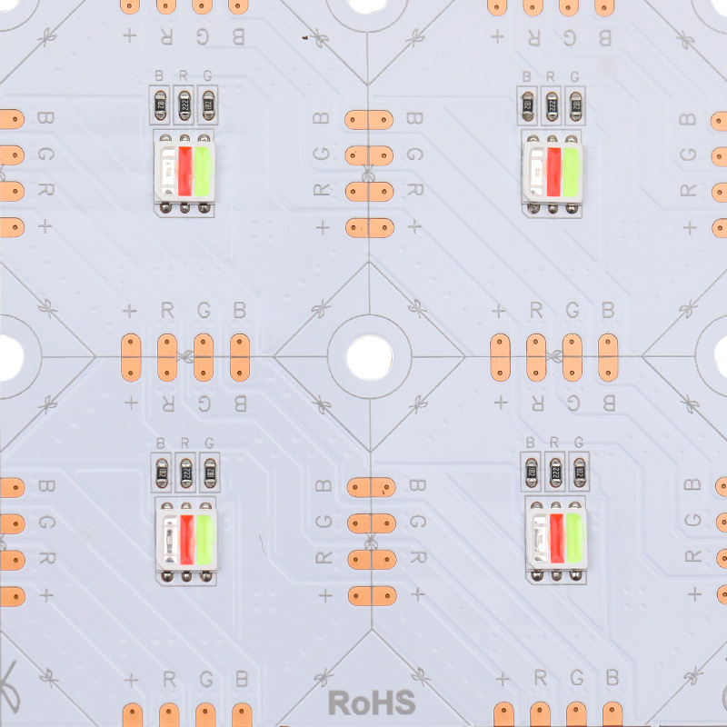 24V 5054 Flexible RGB LED Sheet Panel Lights Single LED Cut 16x8 24V 5054 Flexible RGB LED Sheet Panel Lights Single LED Cut 16x8